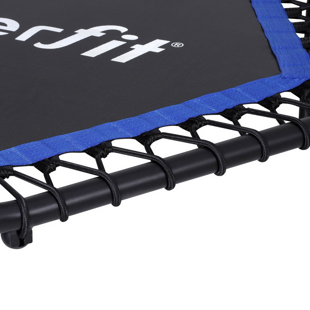 48inch Hexagon Trampoline Kids Exercise Fitness Adjustable Handrail Blue Sports & Fast shipping On sale