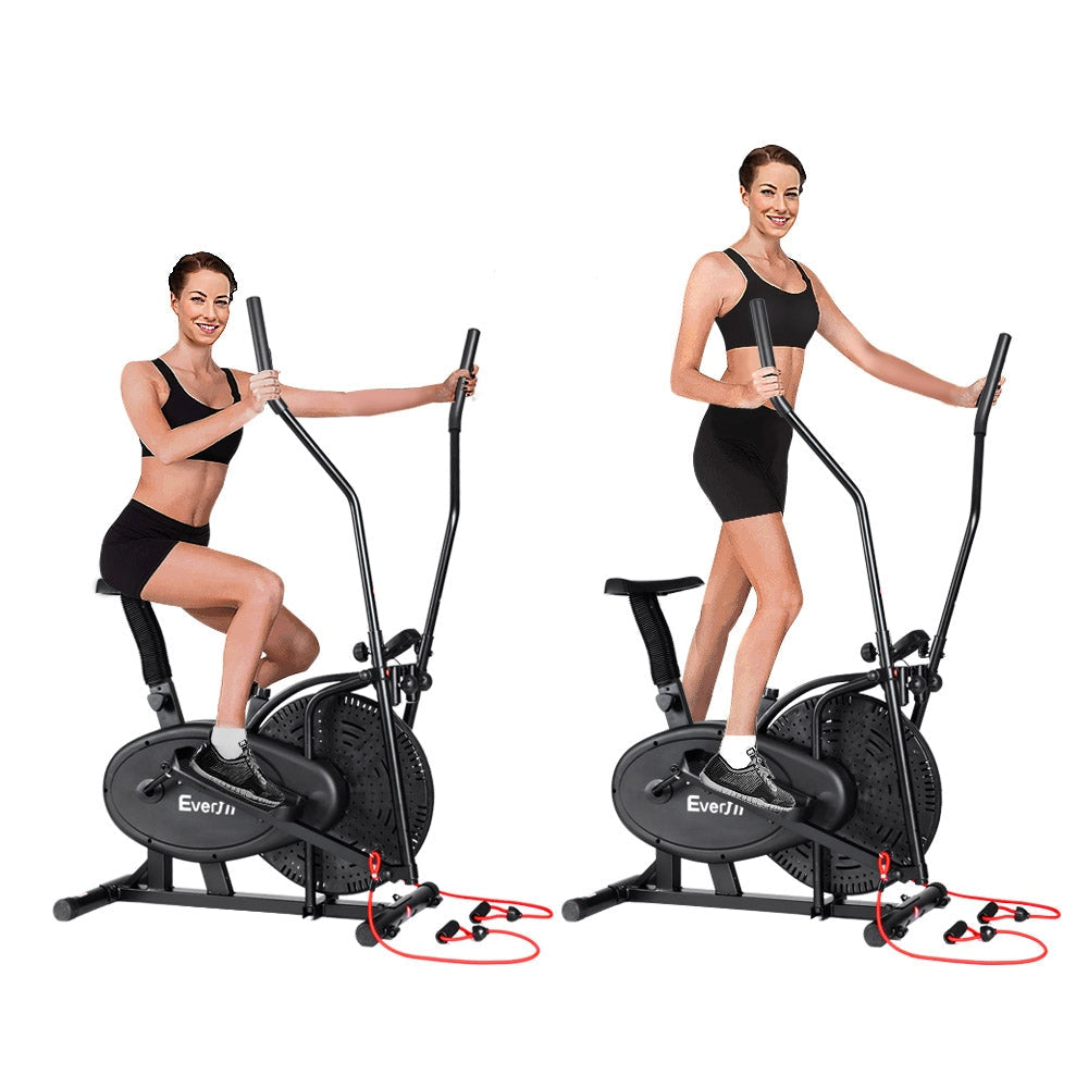 4in1 Elliptical Cross Trainer Exercise Bike Bicycle Home Gym Fitness Machine Running Walking Sports & Fast shipping On sale