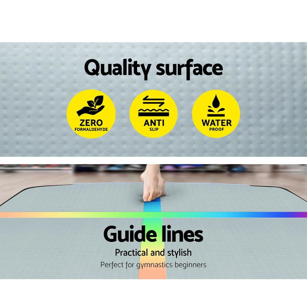 4X1M Air Track Inflatable Tumbling Mat Gymnastics Yoga Sports & Fitness Fast shipping On sale