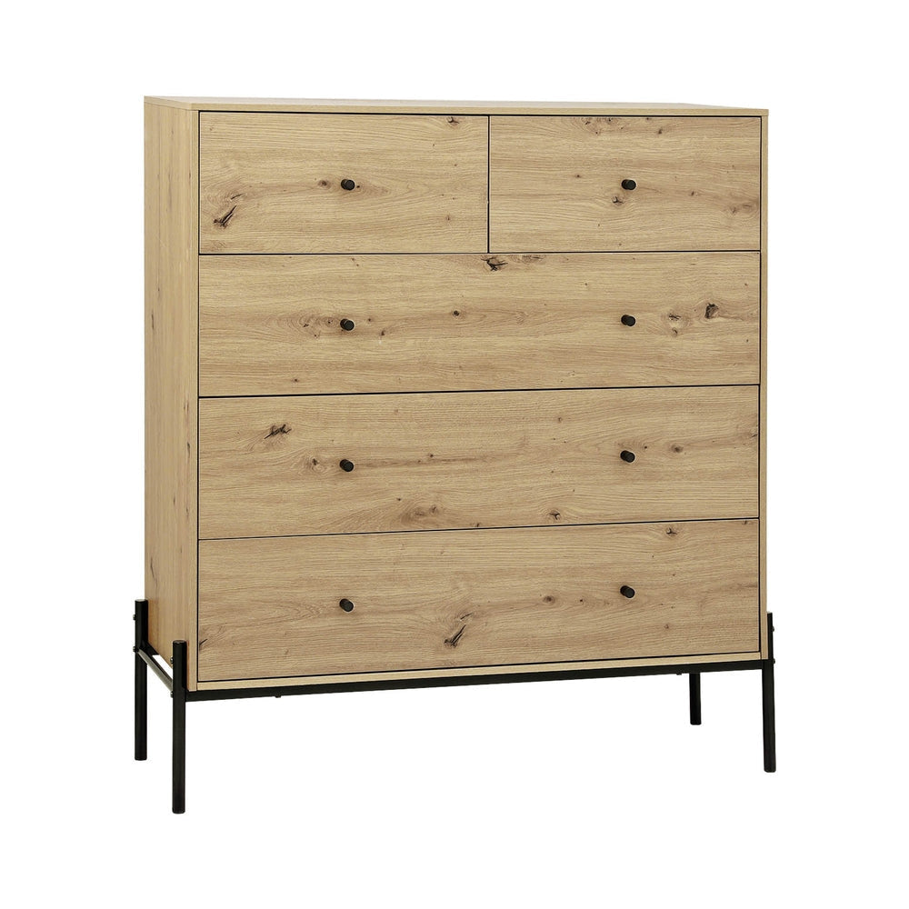 5 Chest of Drawers - ARNO Pine Of Fast shipping On sale