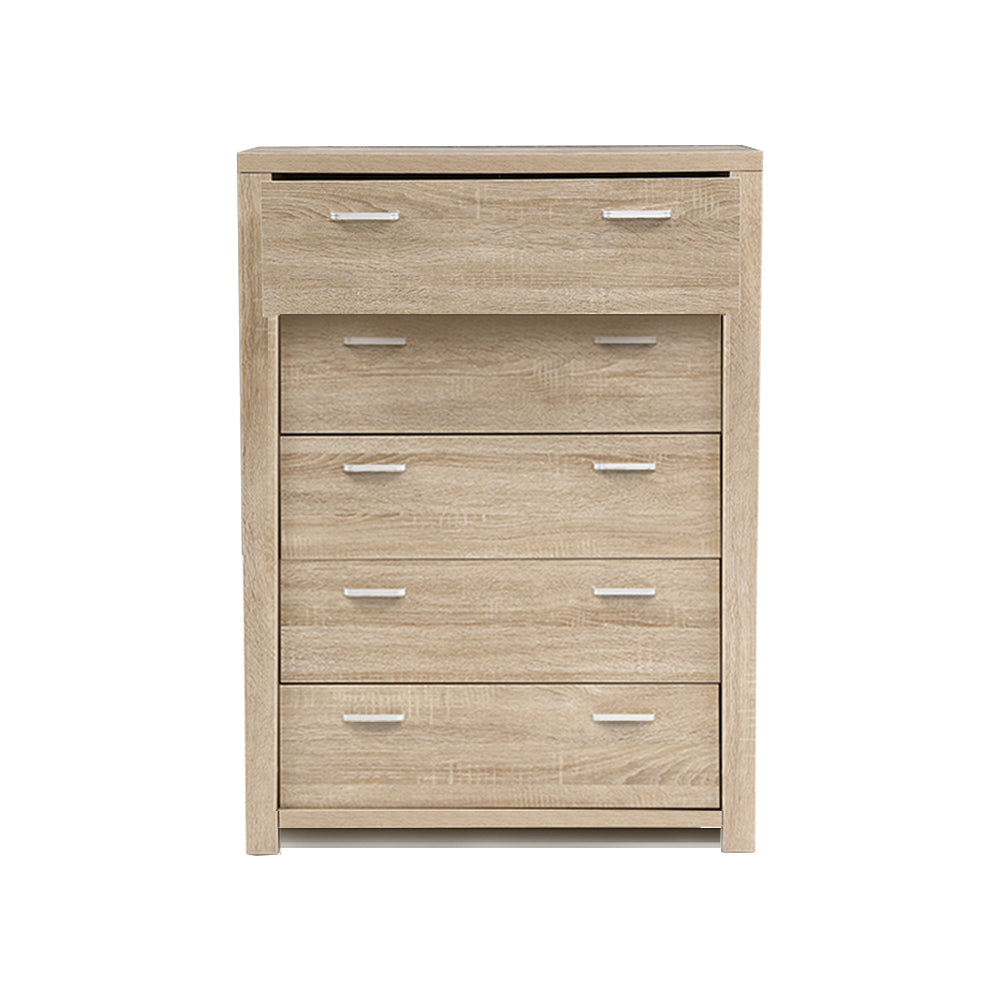 5 Chest of Drawers Tallboy Dresser Table Bedroom Storage Cabinet Of Fast shipping On sale