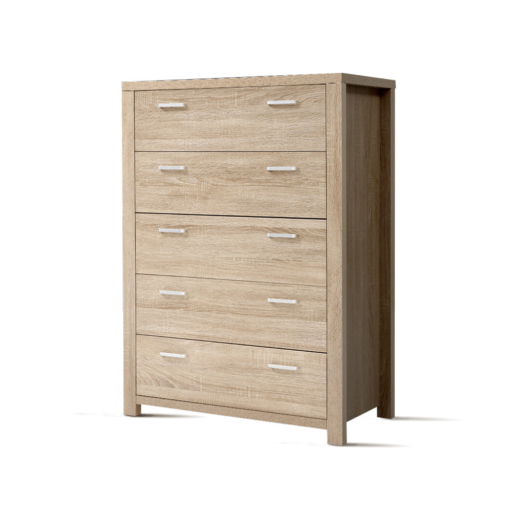 5 Chest of Drawers Tallboy Dresser Table Bedroom Storage Cabinet Of Fast shipping On sale