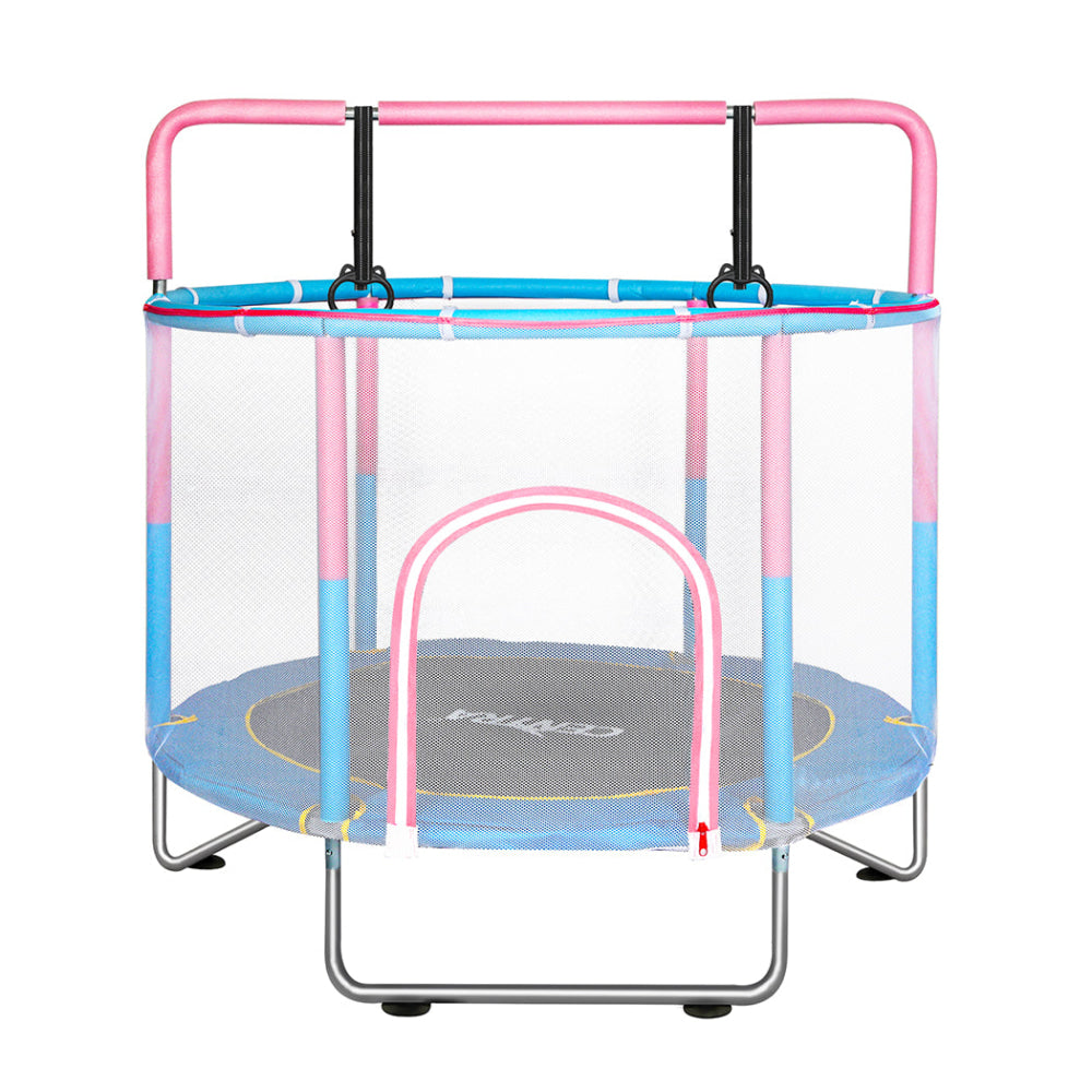 Enclosed Safety Net 100kg Capacity Silent Bounce (Pink) Sports Fitness Fast