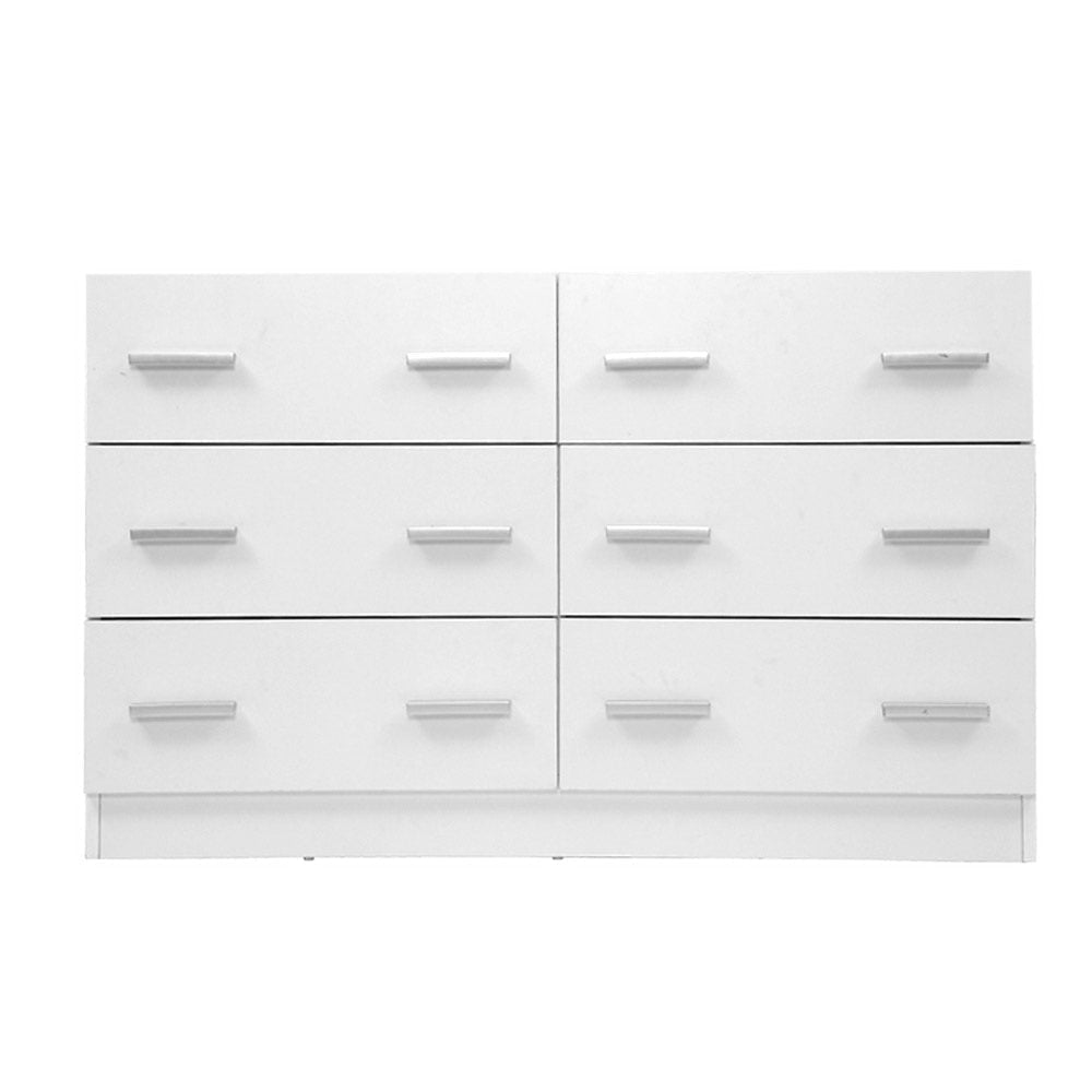 6 Chest of Drawers Cabinet Dresser Tallboy Lowboy Storage Bedroom White Of Fast shipping On sale