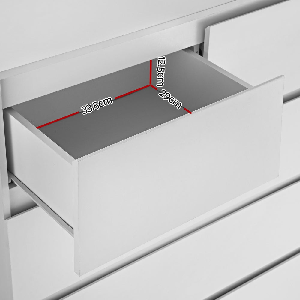 6 Chest of Drawers - PEPE White Of Fast shipping On sale