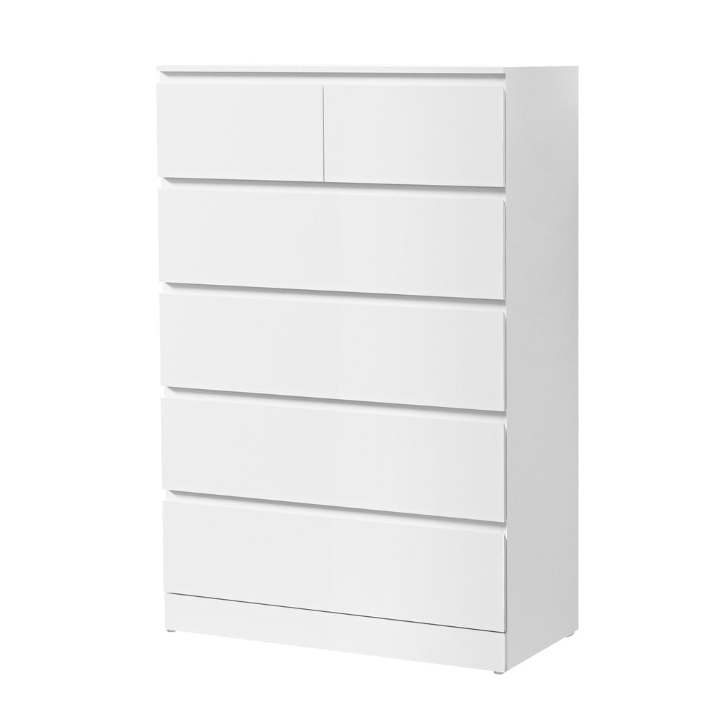 6 Chest of Drawers - PEPE White Of Fast shipping On sale