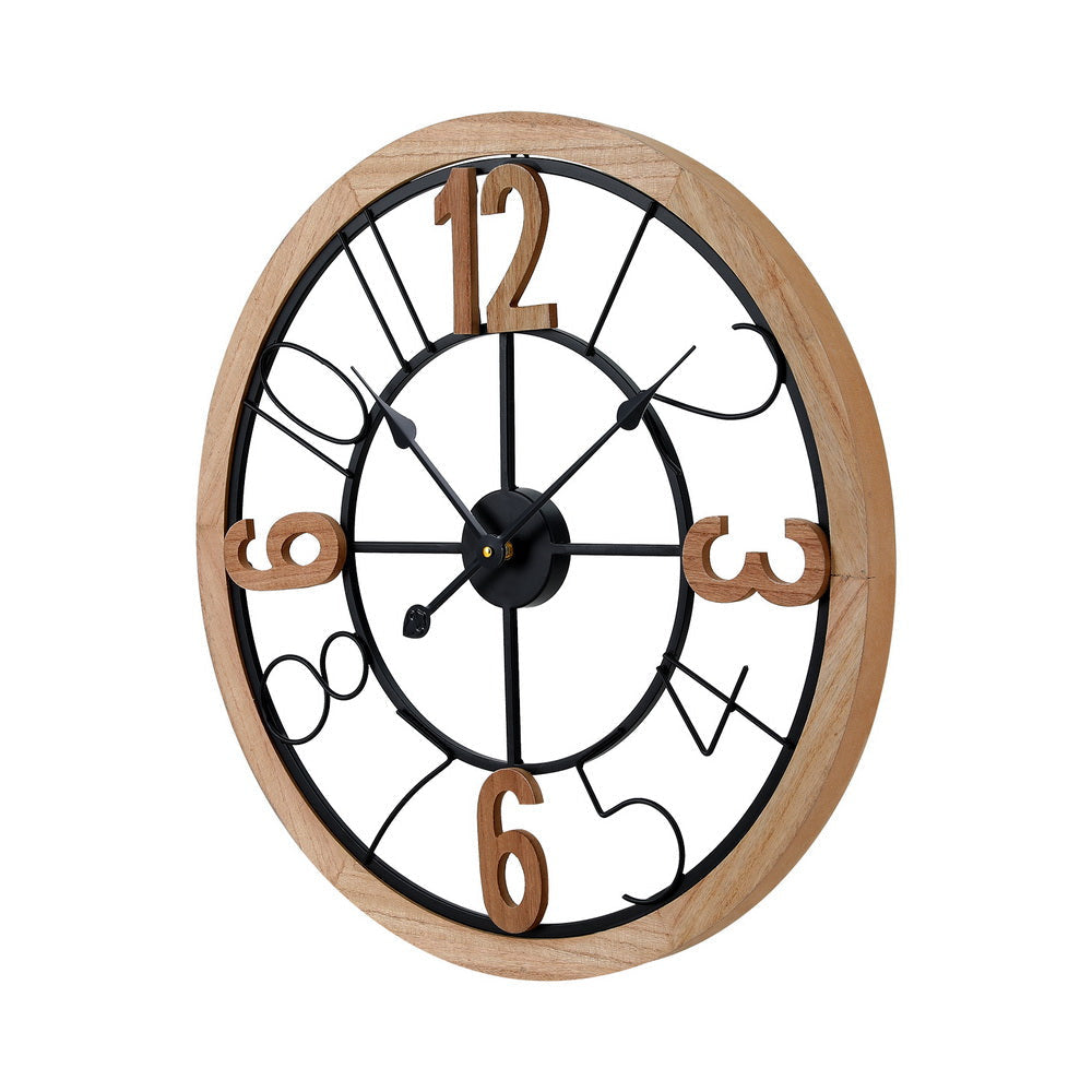 60CM Wall Clock Wooden Decor Fast shipping On sale