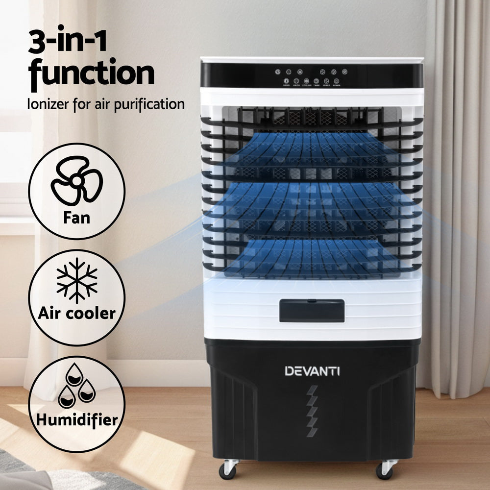 60L Evaporative Air Cooler Conditioner Conditioners Fast shipping On sale