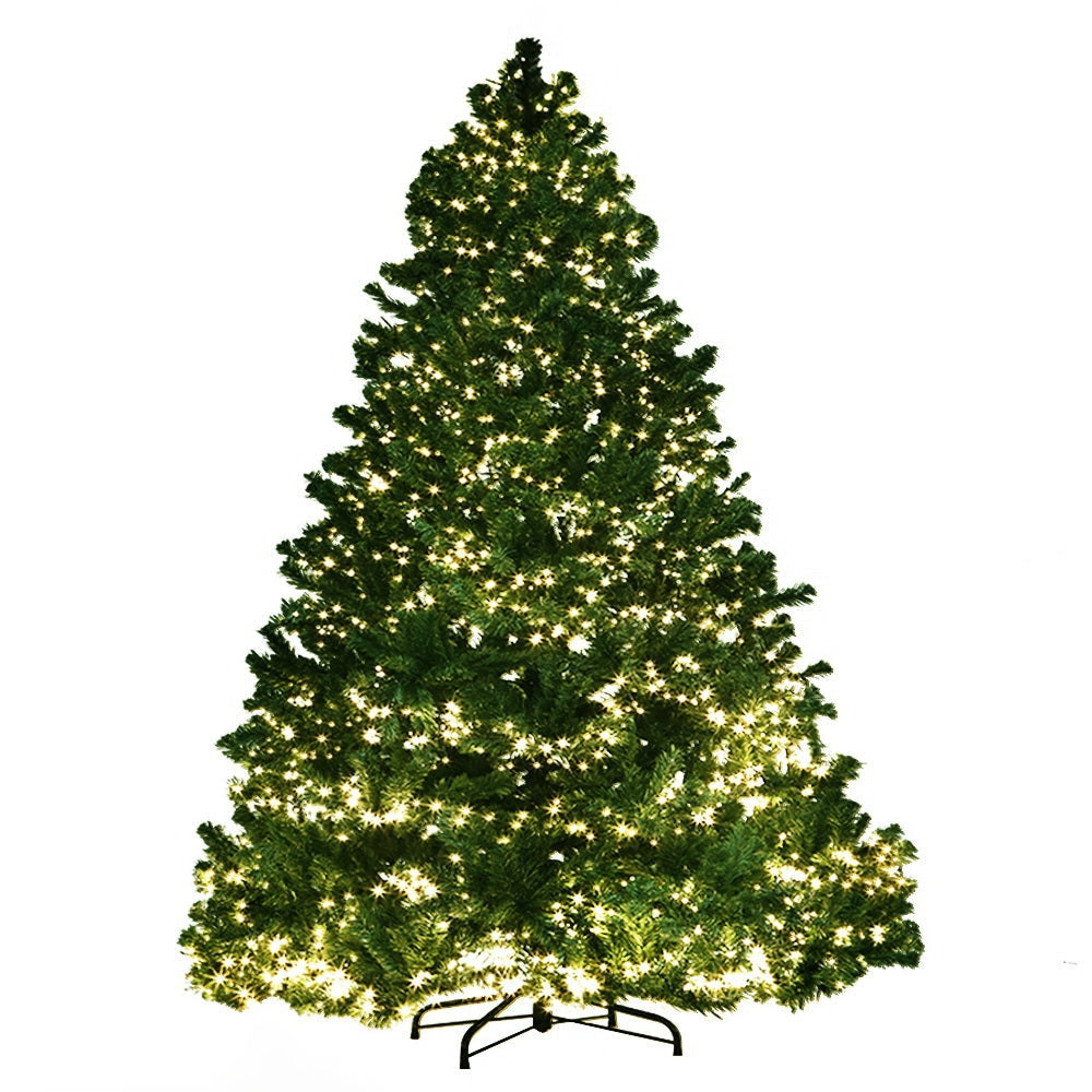 7FT Christmas Tree with LED Lights - Warm White Fast shipping On sale