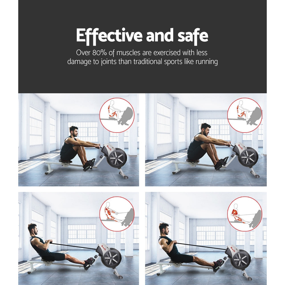 8 Level Rowing Exercise Machine Sports & Fitness Fast shipping On sale