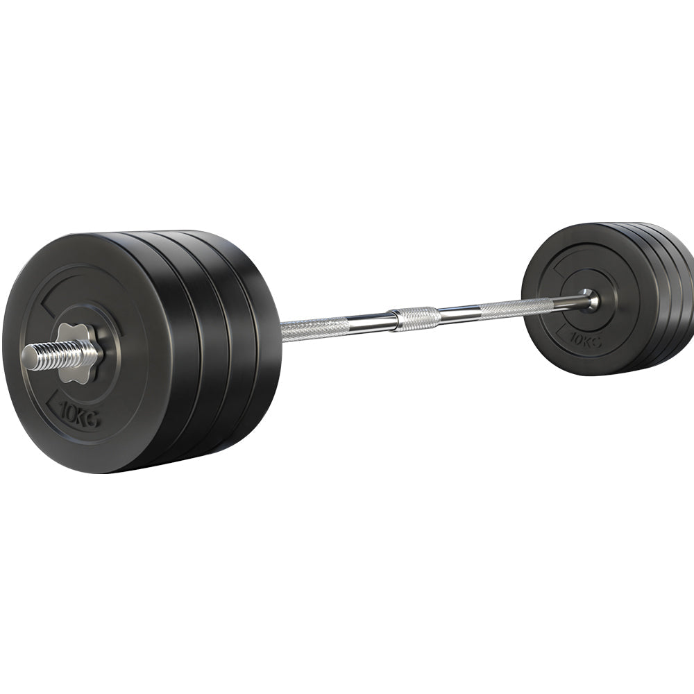 88KG Barbell Weight Set Plates Bar Bench Press Fitness Exercise Home Gym 168cm Sports & Fast shipping On sale