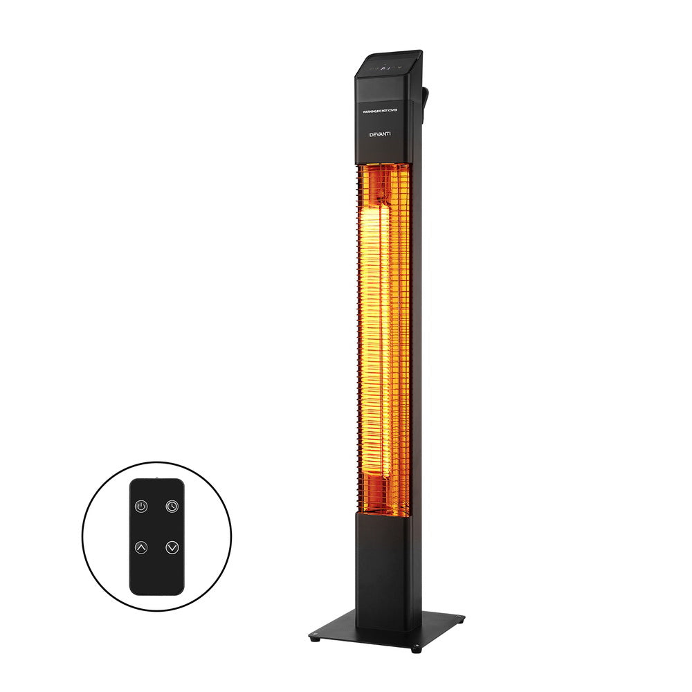 Devanti Radiant Tower Heater Electric Portable Remote Control 2000W Heating Heaters Fast shipping On sale