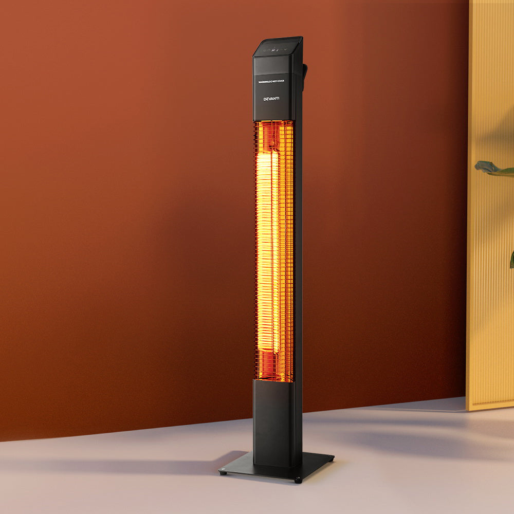 Devanti Radiant Tower Heater Electric Portable Remote Control 2000W Heating Heaters Fast shipping On sale