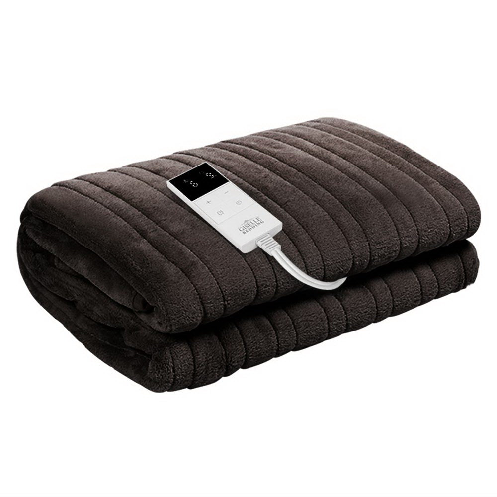 Bedding Electric Throw Blanket - Chocolate