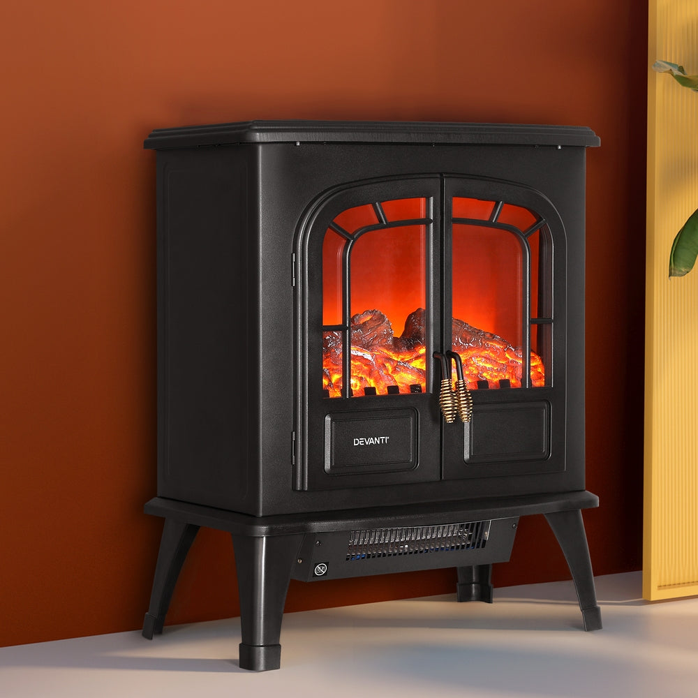 Devanti Electric Fireplace Fire Heaters 2000W Fast shipping On sale