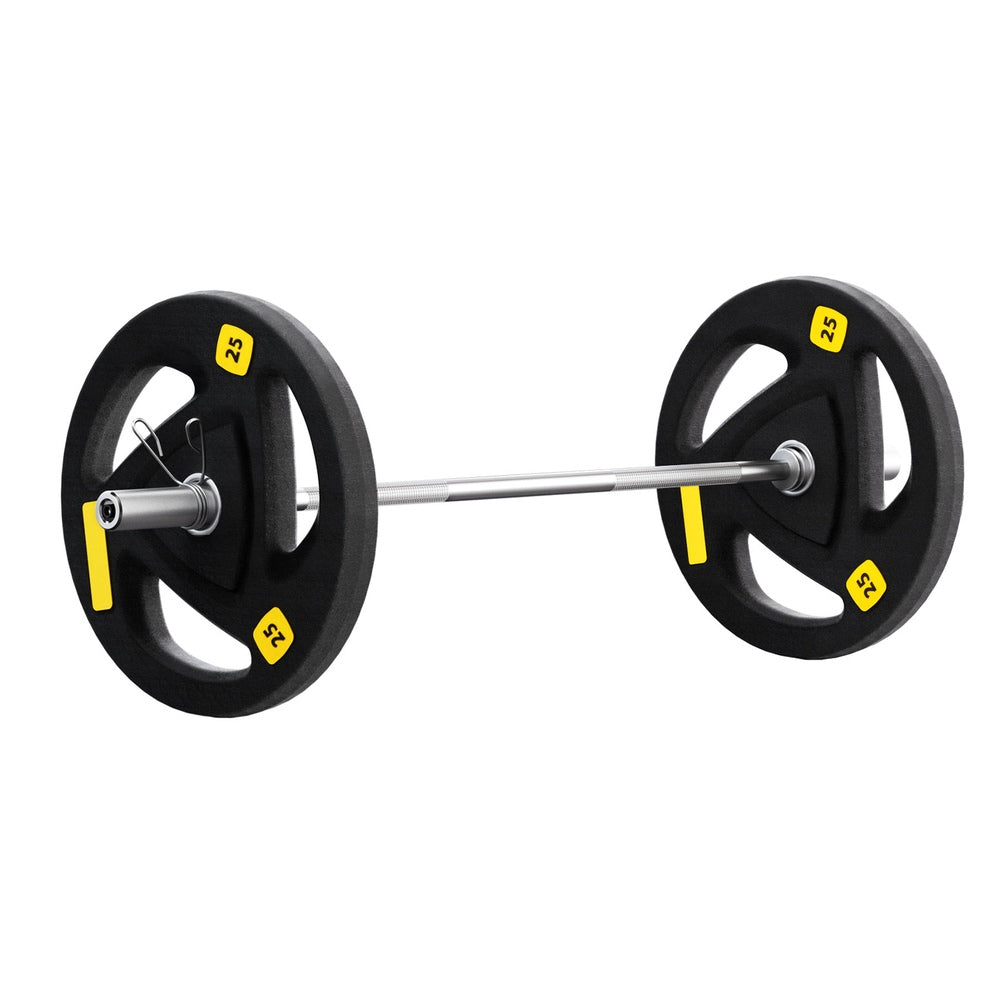 Barbells Set 56KG 120cm Dumbbells Plate Weight Lifting Home Gym Sports & Fitness Fast shipping On sale