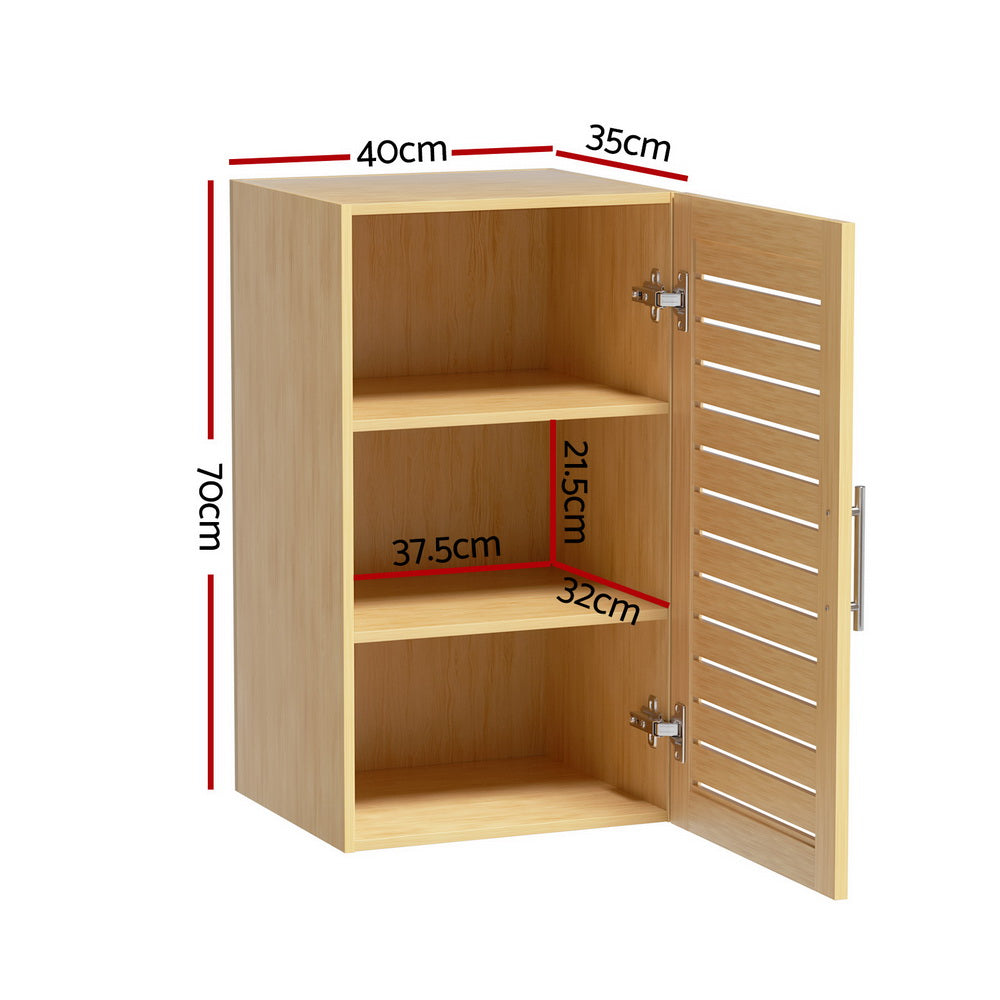 Bathroom Storage Cabinet 70cm wooden 2 Tier Shelf Wall Mounted JILL Fast shipping On sale