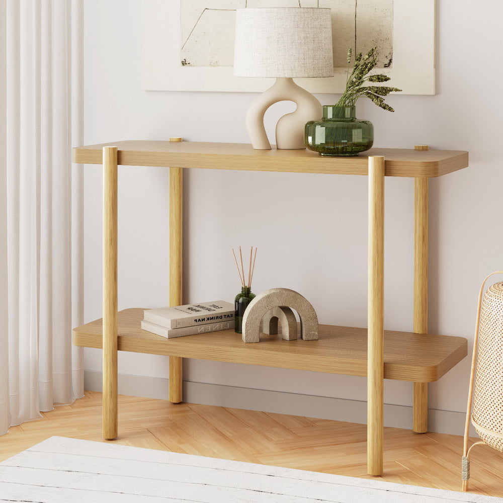 Console Table 92CM 2-tier Pine Sera Hall Fast shipping On sale