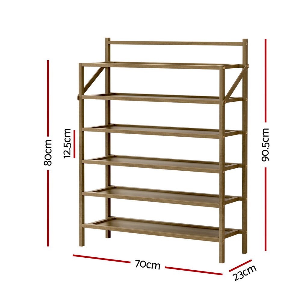 Shoe Rack 6-tier 18 Pairs Foldable Cabinet Fast shipping On sale