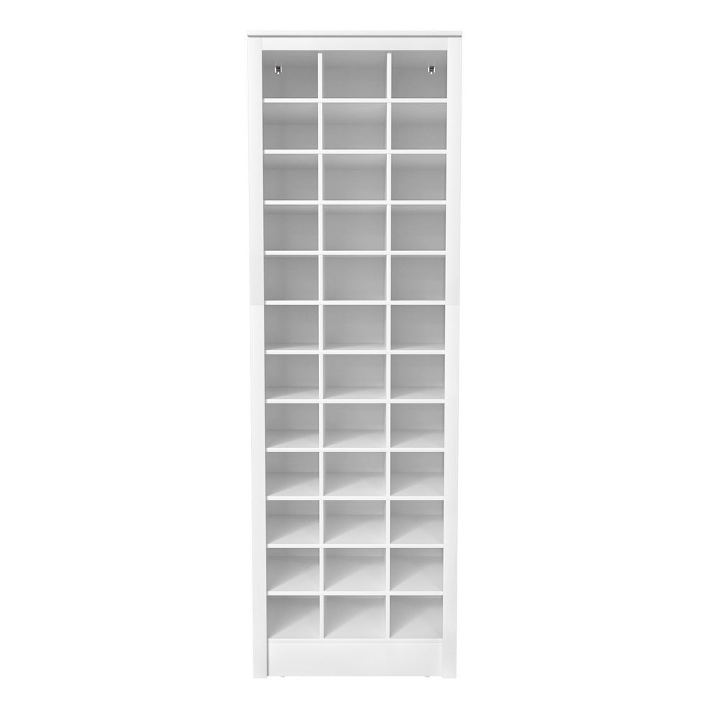 Shoe Rack 12-tier 36 Pairs Storage White Cabinet Fast shipping On sale