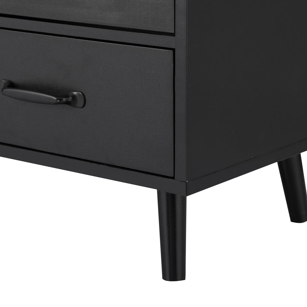 Buffet Sideboard Double Doors - Black & Unit Fast shipping On sale