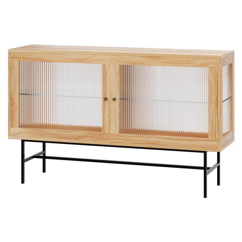 Buffet Sideboard Double Doors - Oak & Unit Fast shipping On sale