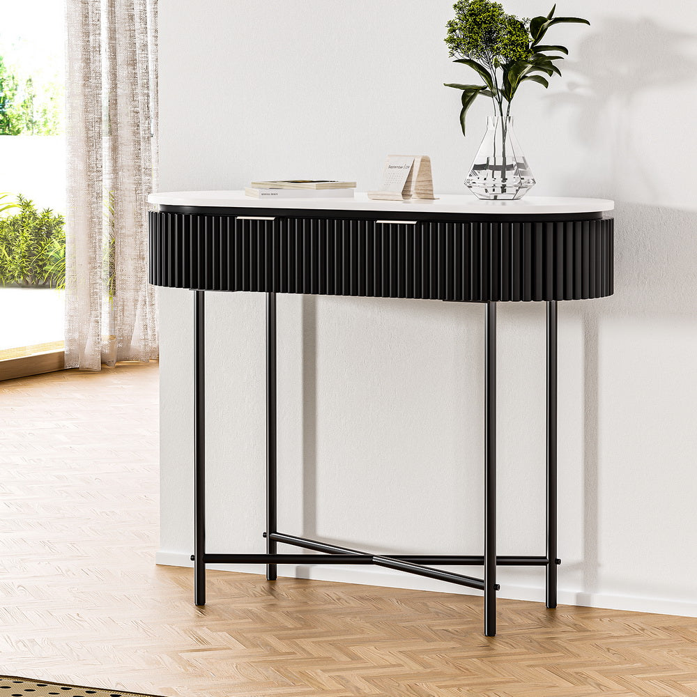 Console Table 2 Drawers 100CM Hall Fast shipping On sale