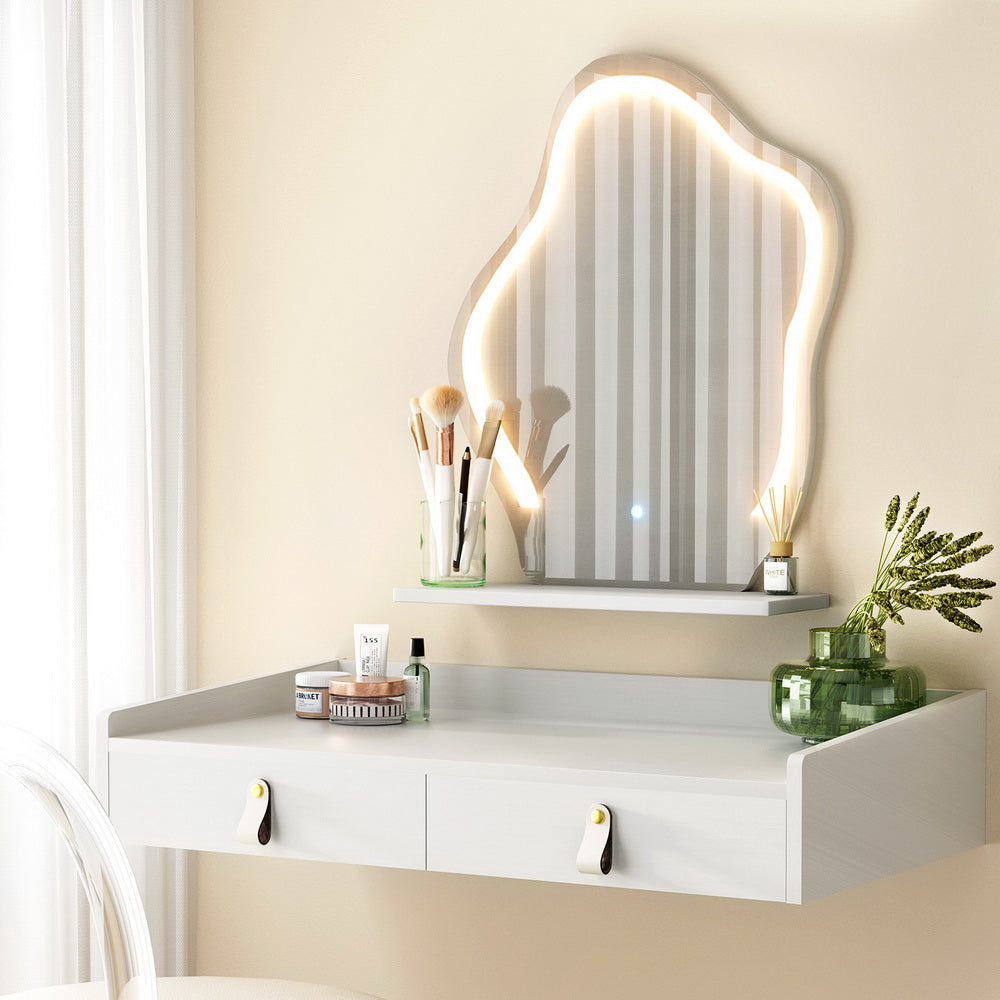 Dressing Table Floating LED White Daphne Fast shipping On sale