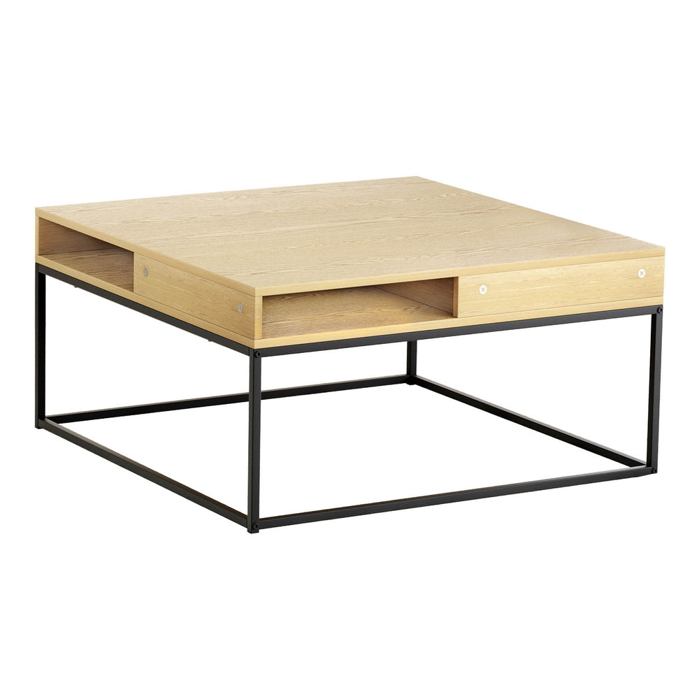 Coffee Table Storage Shelf Metal Frame Fast shipping On sale