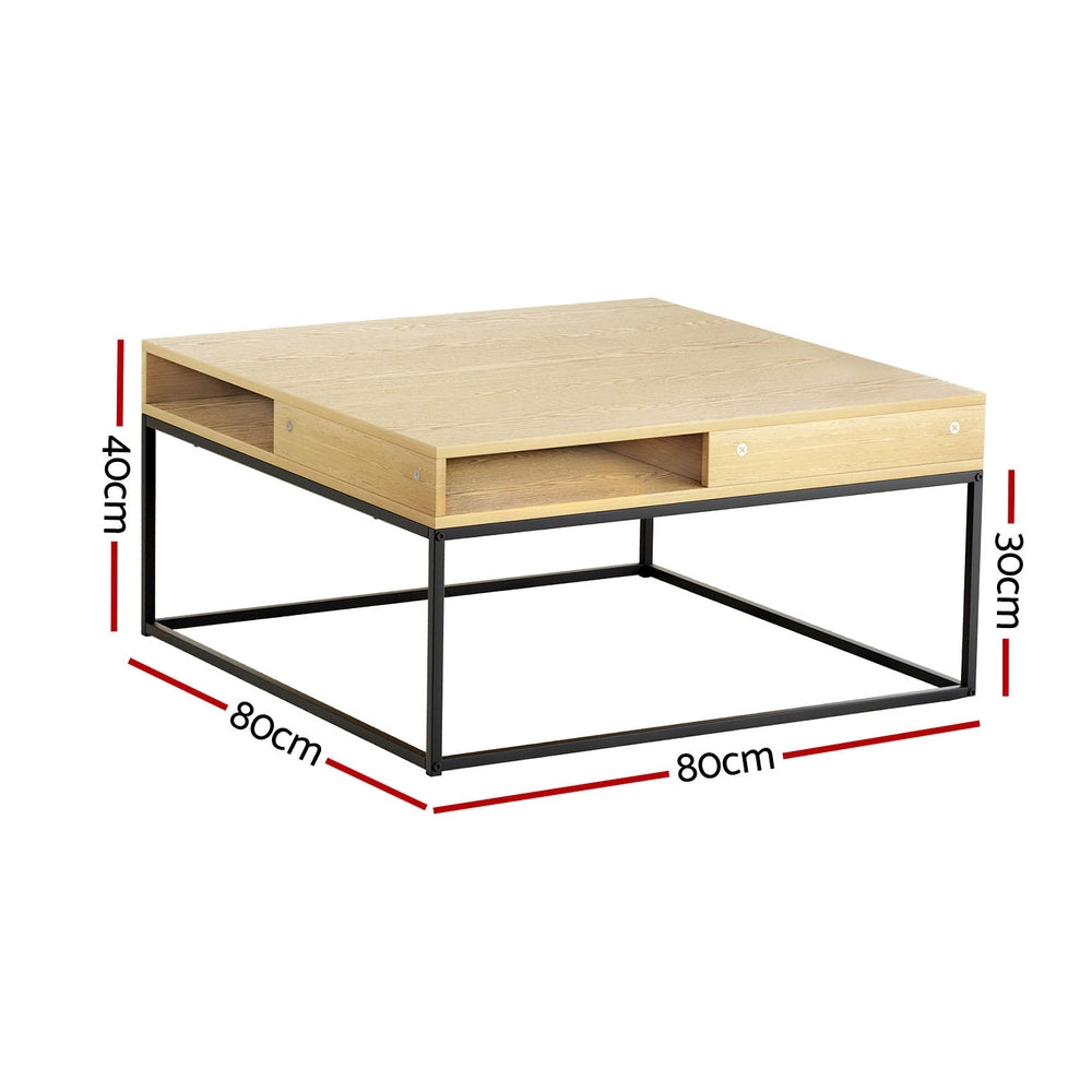 Coffee Table Storage Shelf Metal Frame Fast shipping On sale