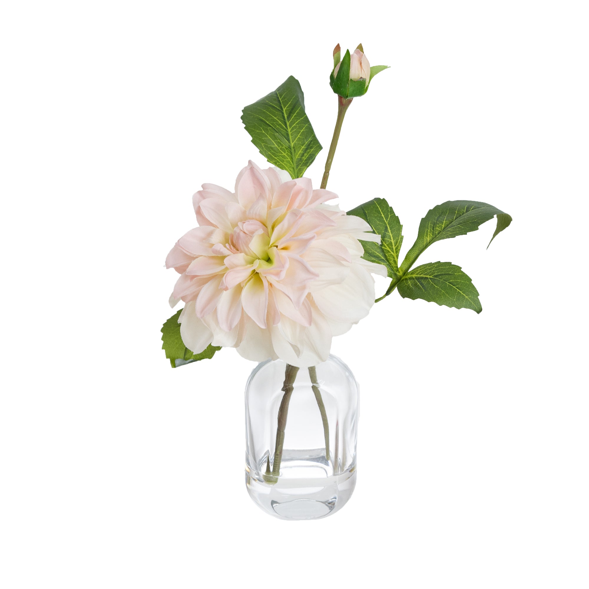 Real Touch Mauve Dahlia 22cm Artificial Faux Plant Flower Decorative In Chanel Vase Fast shipping On sale