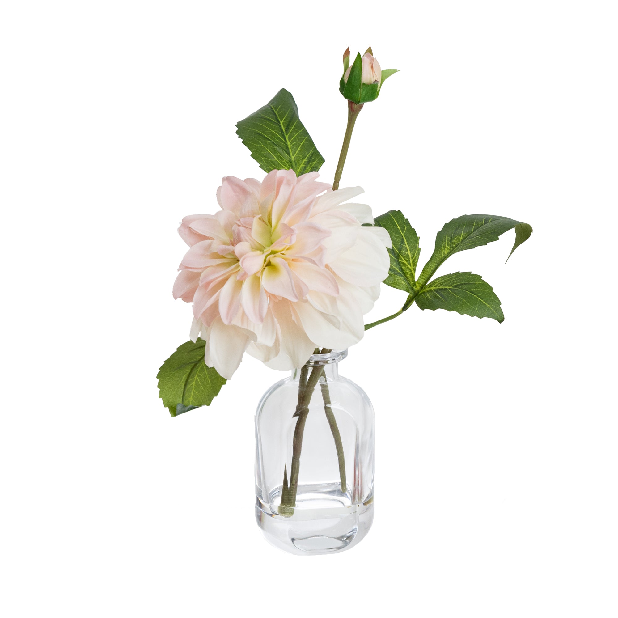 Real Touch Mauve Dahlia 22cm Artificial Faux Plant Flower Decorative In Chanel Vase Fast shipping On sale