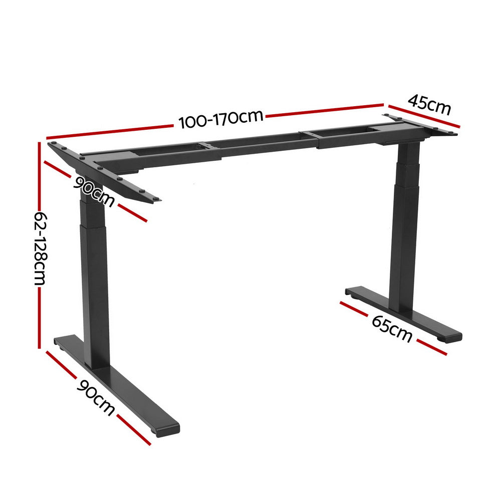 Standing Desk Frame Only L-shape Motorised Office Fast shipping On sale