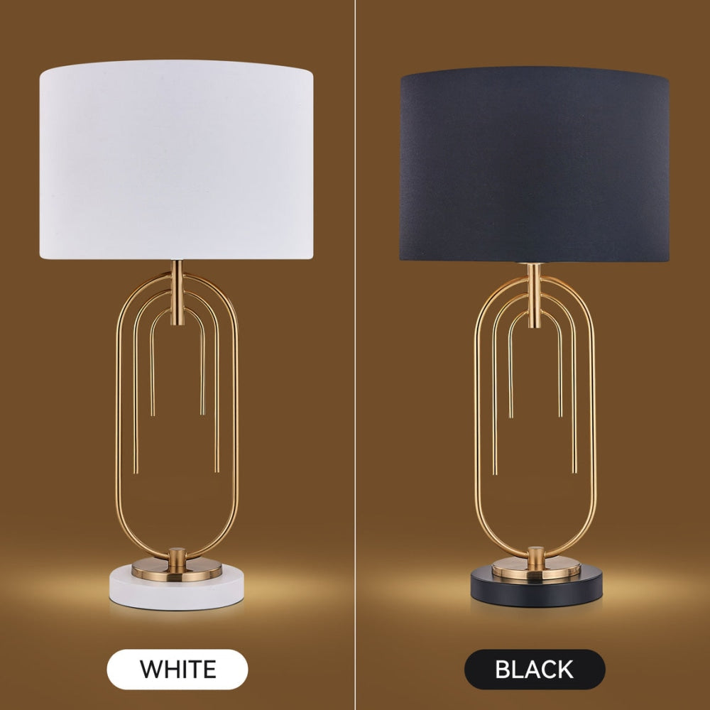 Flora Modern Elegant Table Lamp Desk Light - Black Fast shipping On sale