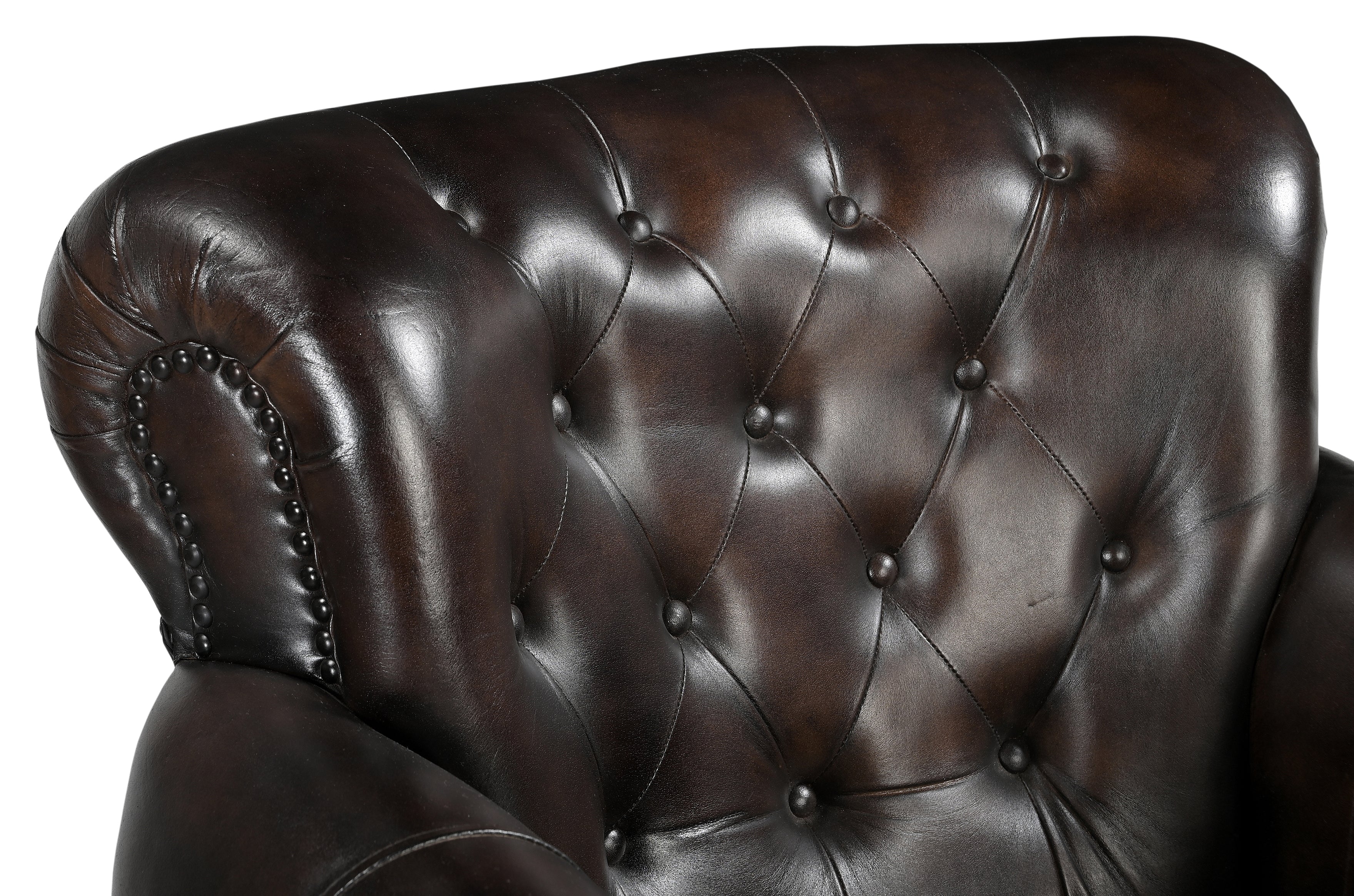 Carson Leather ArmChair Relaxing Accent Chair Fast shipping On sale