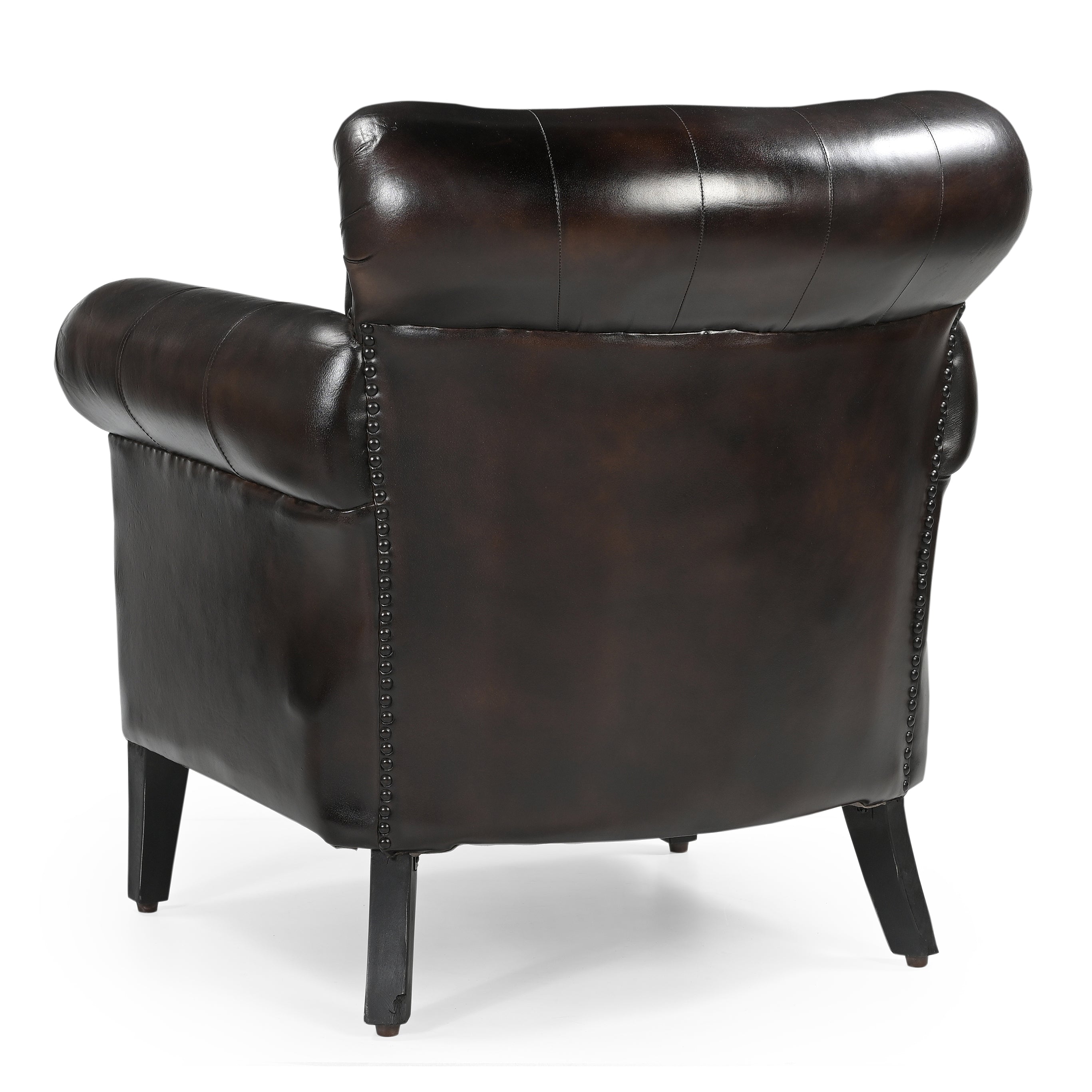 Carson Leather ArmChair Relaxing Accent Chair Fast shipping On sale