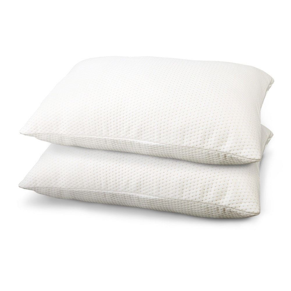 Bedding Set of 2 Visco Elastic Memory Foam Pillows
