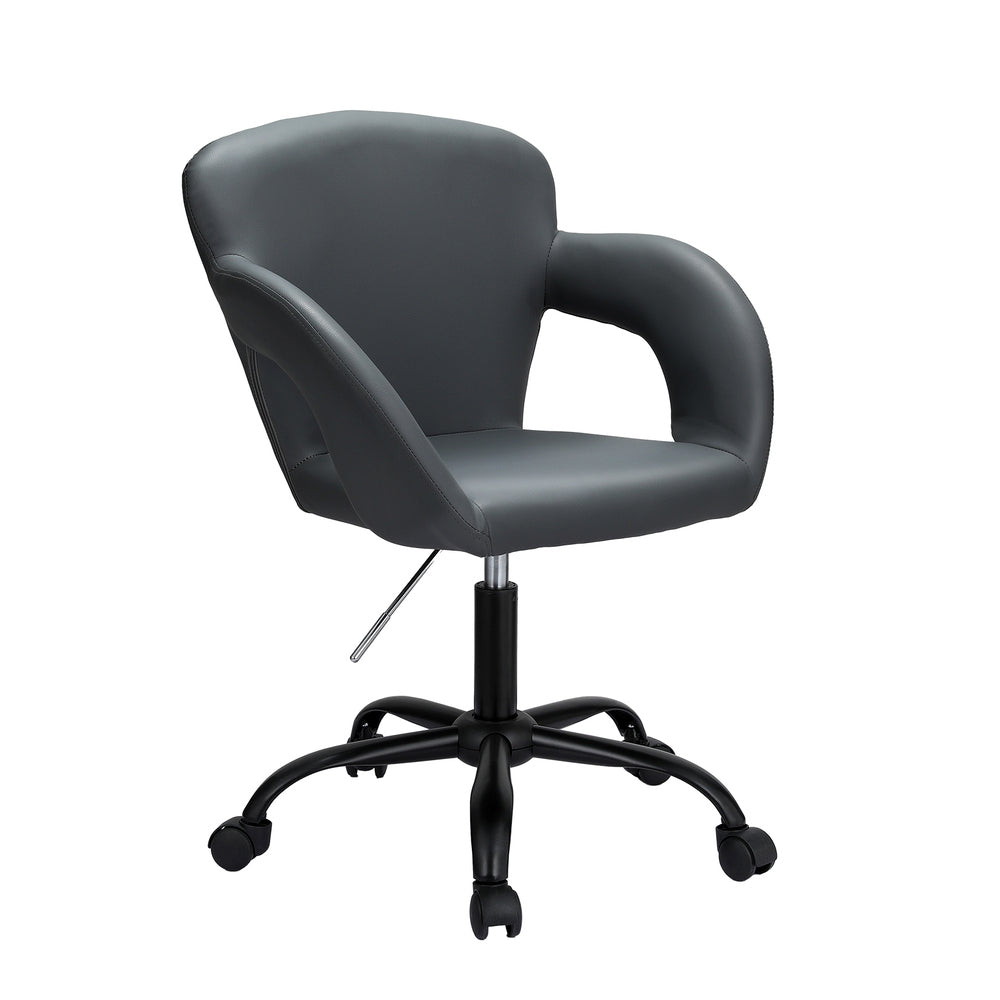 Office Chair Mid Back Grey Fast shipping On sale