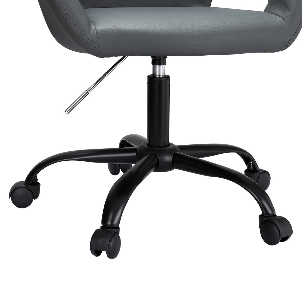 Office Chair Mid Back Grey Fast shipping On sale