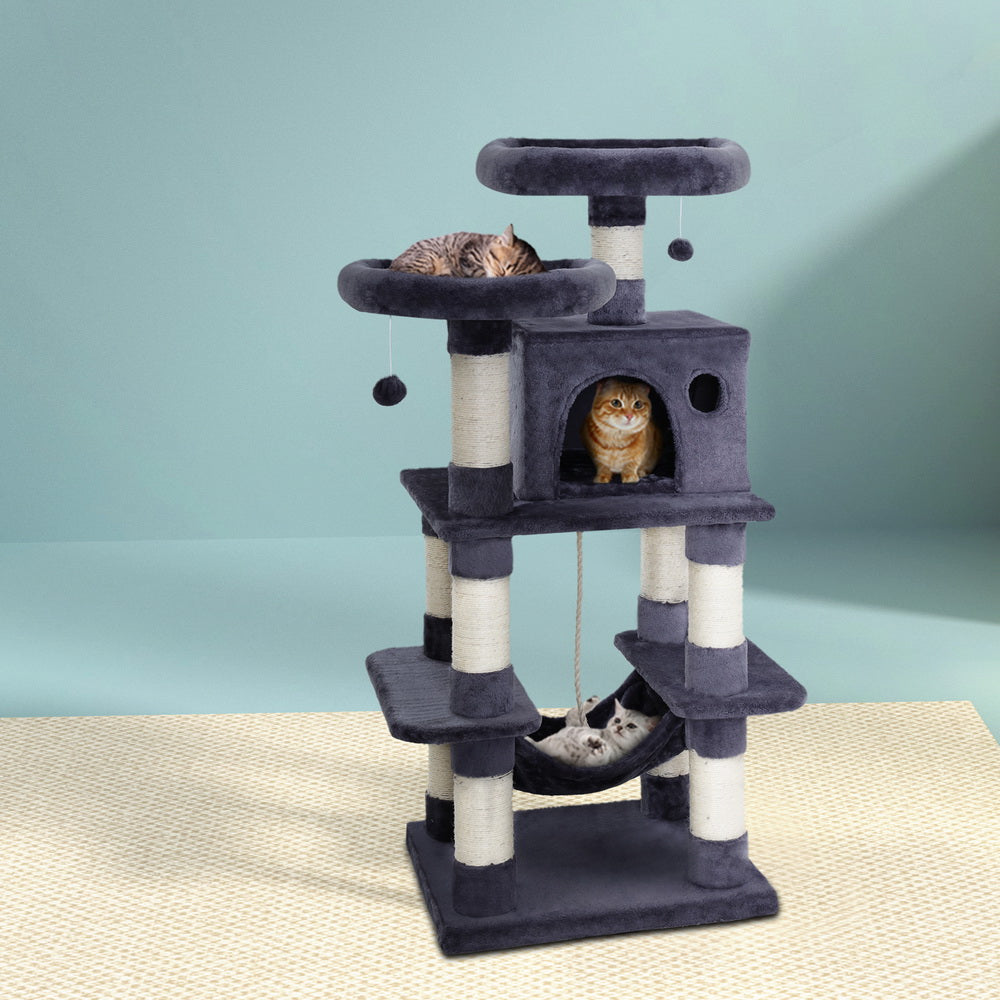 Cat Tree Trees Scratching Post Scratcher Tower Condo House Furniture Wood