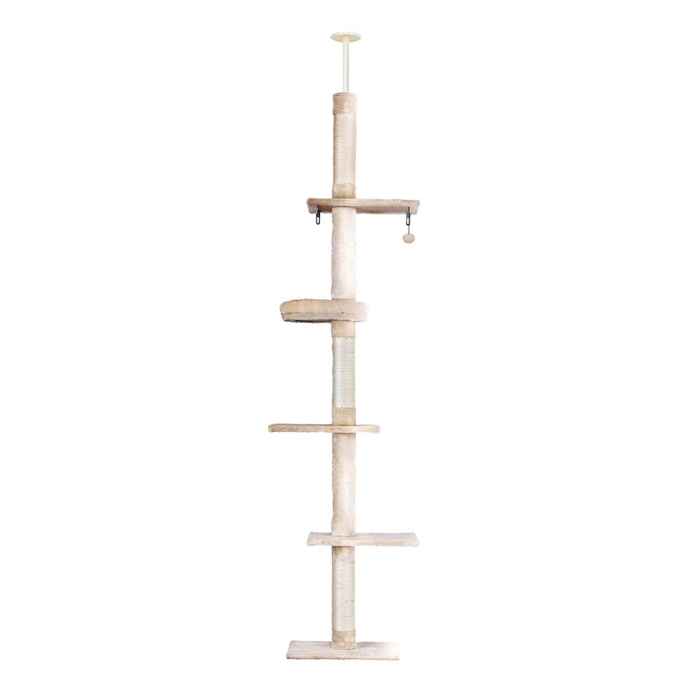 Cat Tree 290cm Tower Scratching Cats Post Scratcher Floor to Ceiling Bed Cares Fast shipping On sale