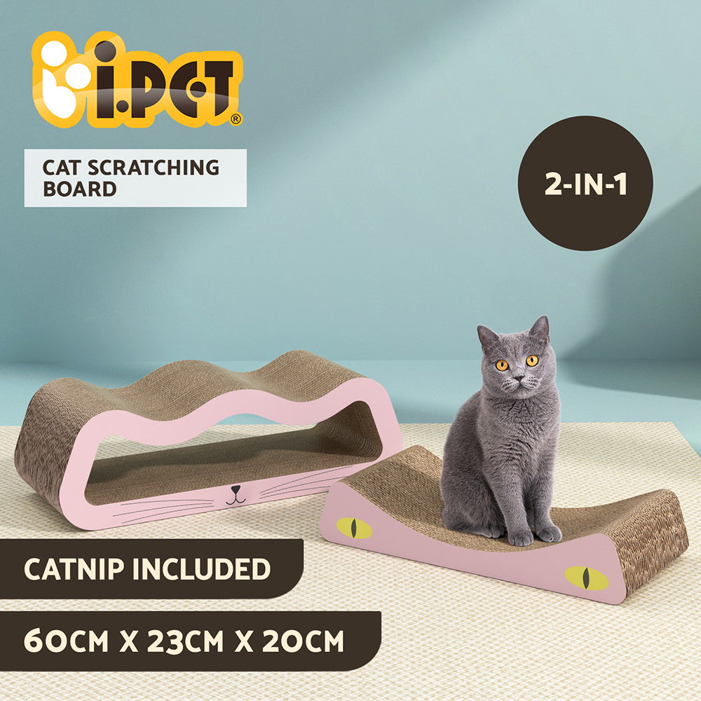 Cat Scratching Board Scratcher Cardboard Kitten Indoor Climbing Pad Catnip Cares Fast shipping On sale