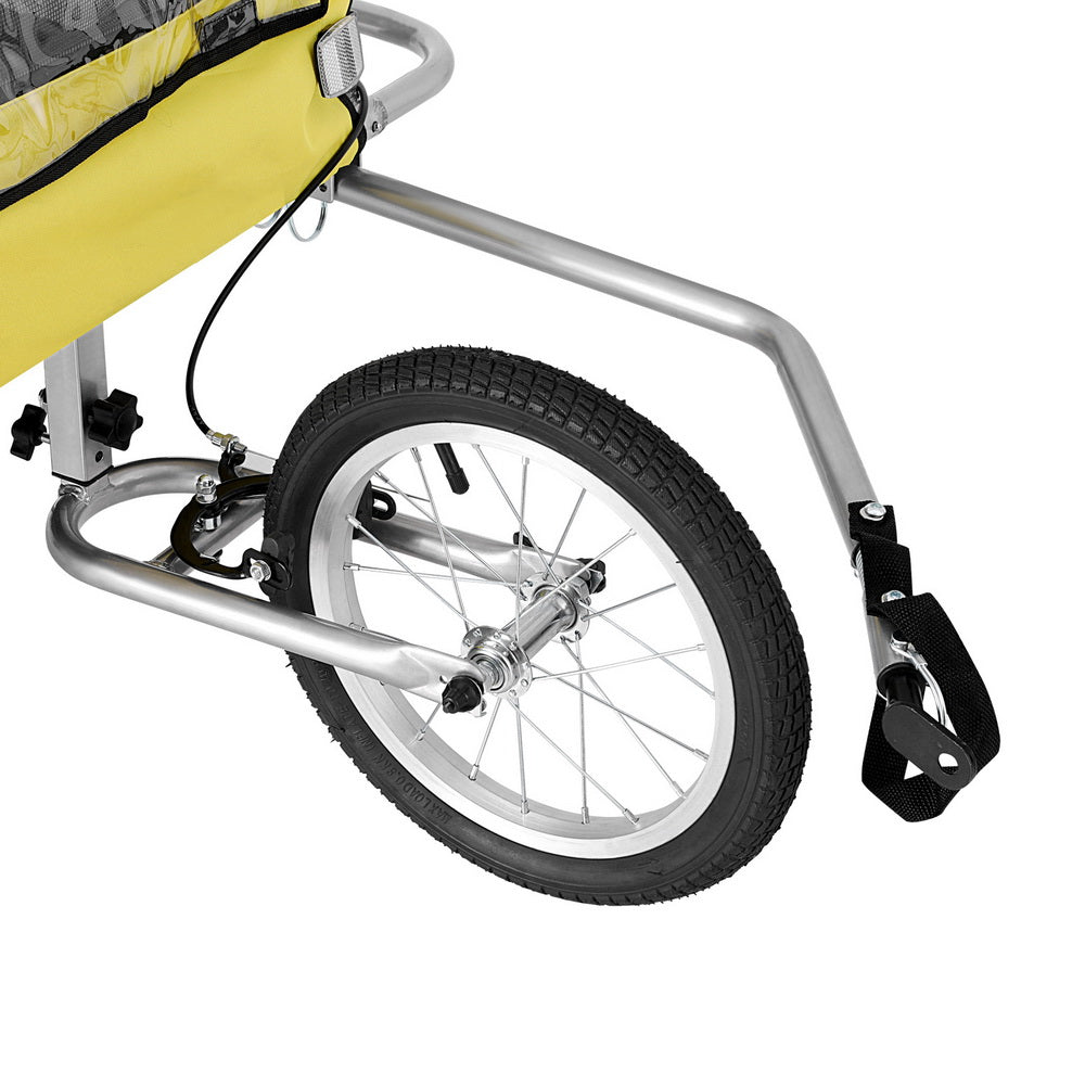 Pet Bike Trailer Dog Stroller Pram Bicycle Large Travel Cycling Foldable Cares Fast shipping On sale