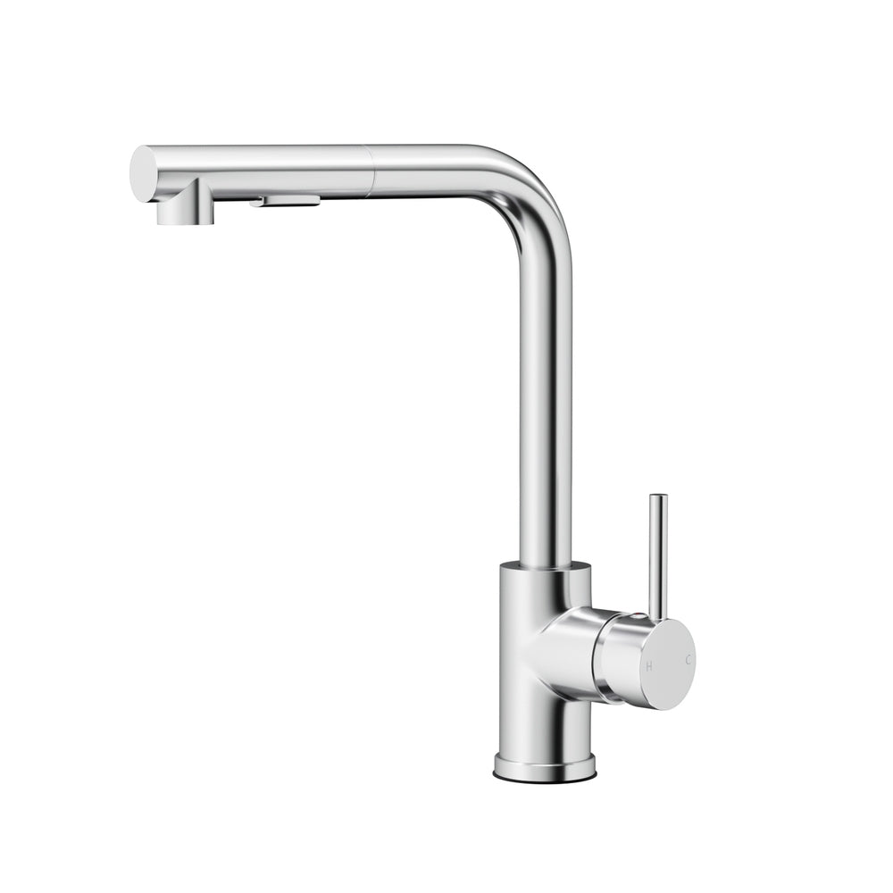 Kitchen Mixer Tap Pull Out Rectangle 2 Mode Sink Basin Faucet Swivel WELS Chrome & Shower Fast shipping On sale