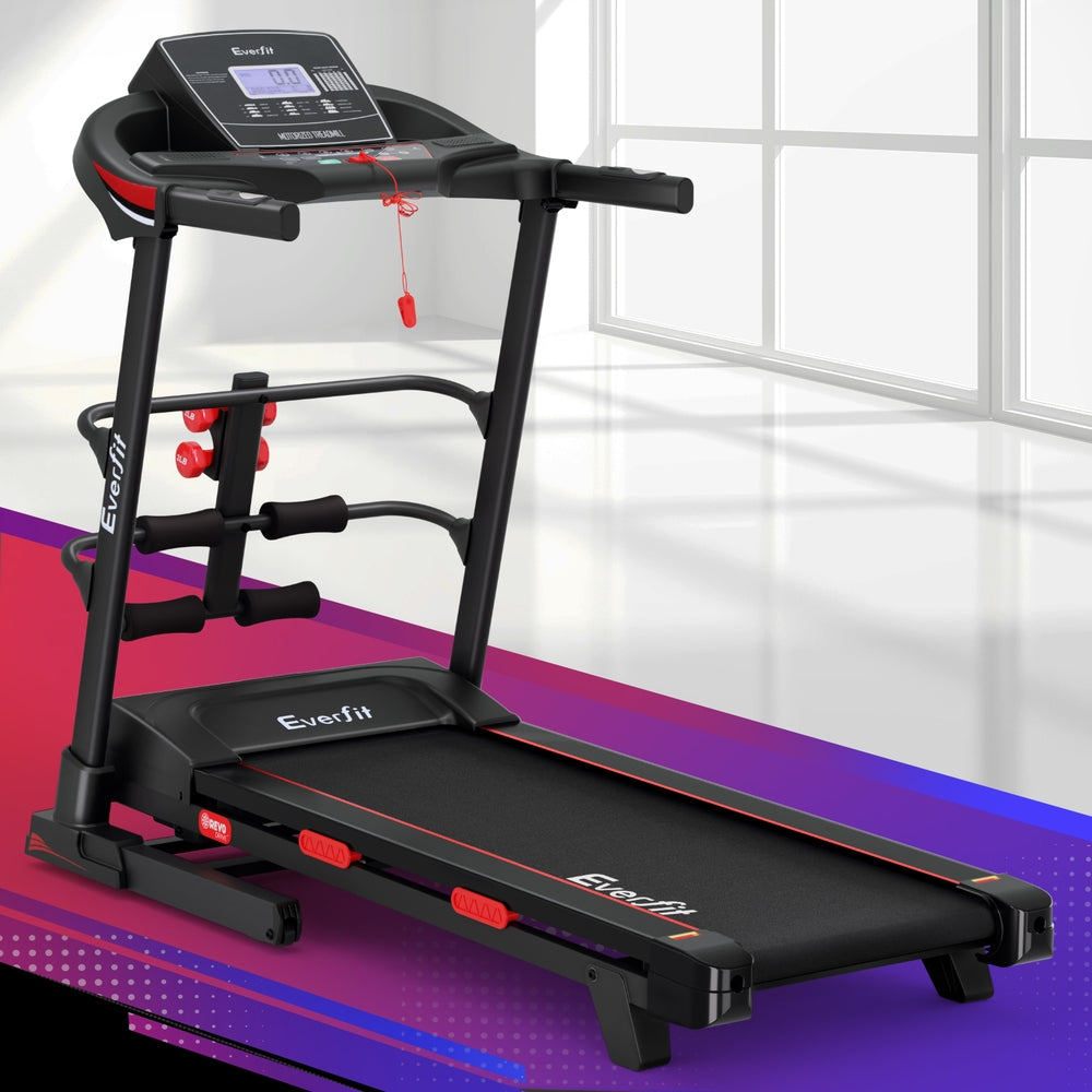 Treadmill Electric Home Gym Fitness Exercise Machine w/ Sit Up Bar 420mm Sports & Fast shipping On sale