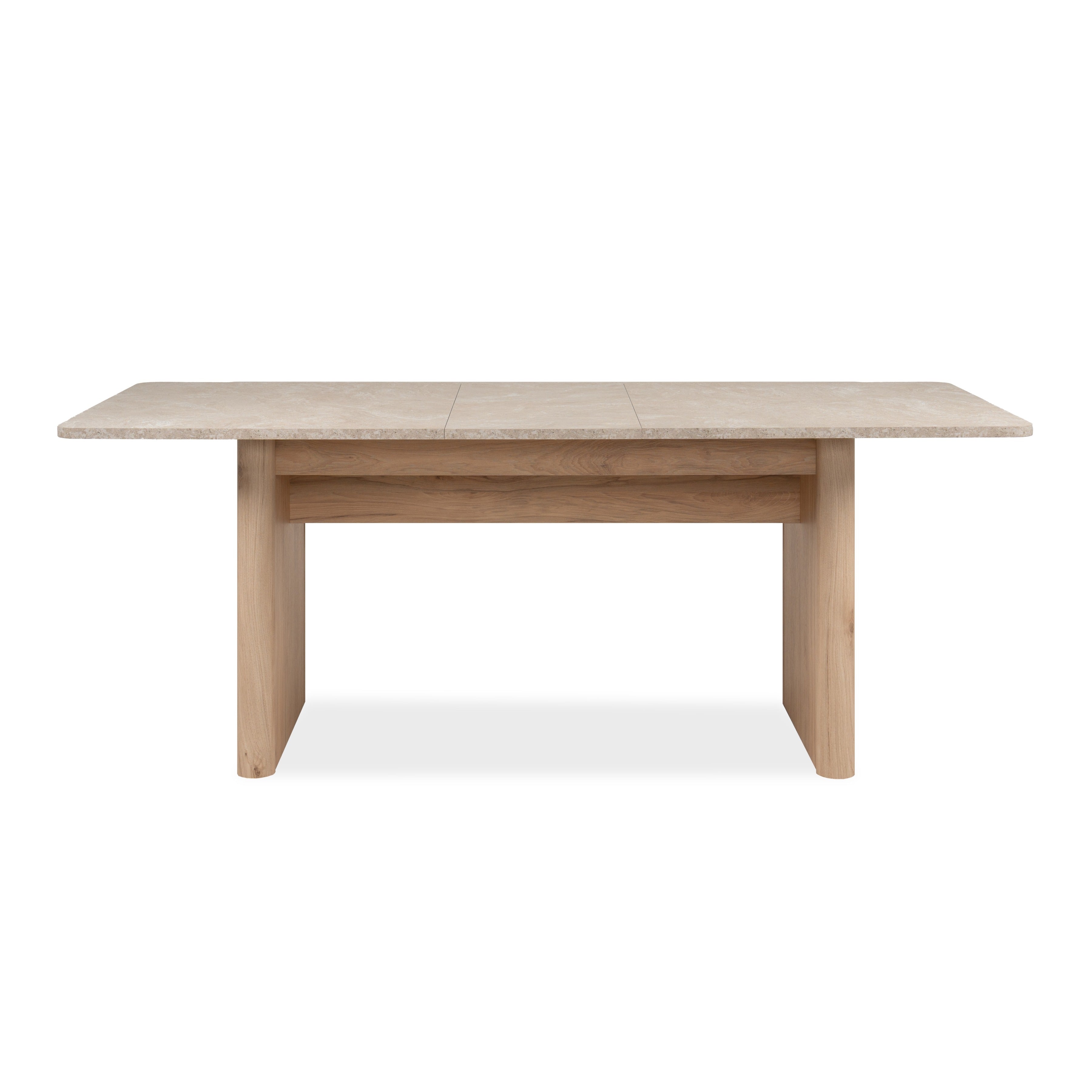 Jose Wooden Extendable Rectangular Kitchen Dining Table 160-200cm Sandstone/Hickory Fast shipping On sale