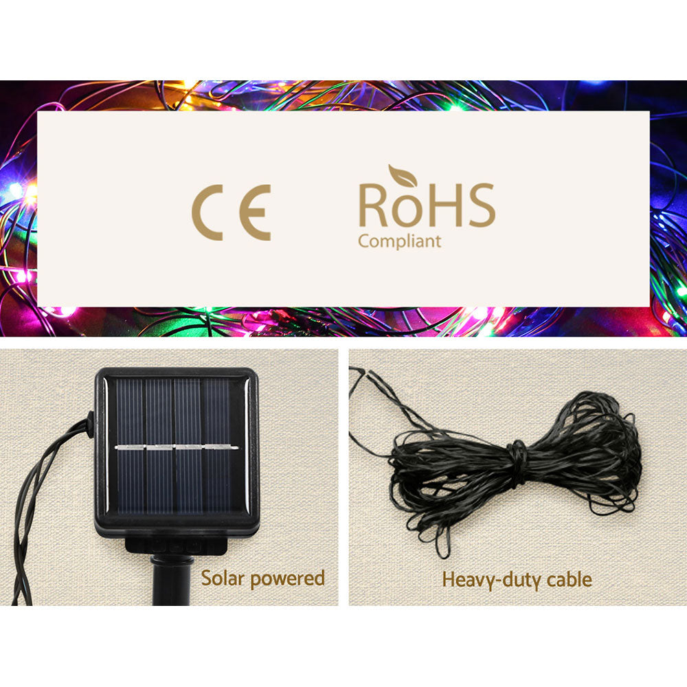 Christmas Lights Motif LED Star Net Waterproof Outdoor Colourful