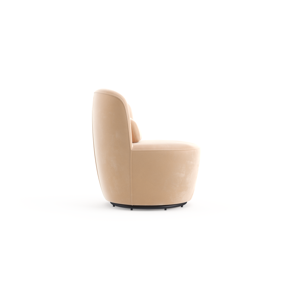 Ada Swivel Accent Chair Almond Spice Lounge Fast shipping On sale