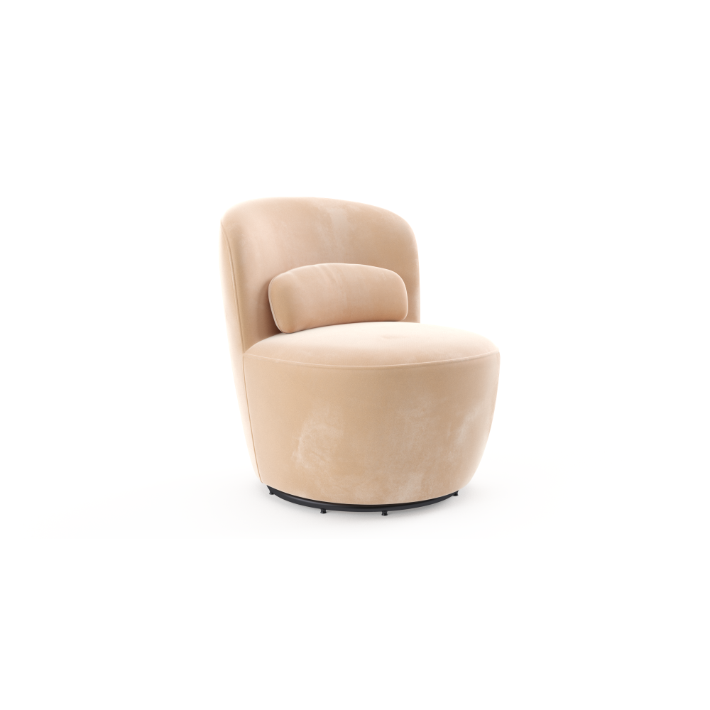 Ada Swivel Accent Chair Almond Spice Lounge Fast shipping On sale