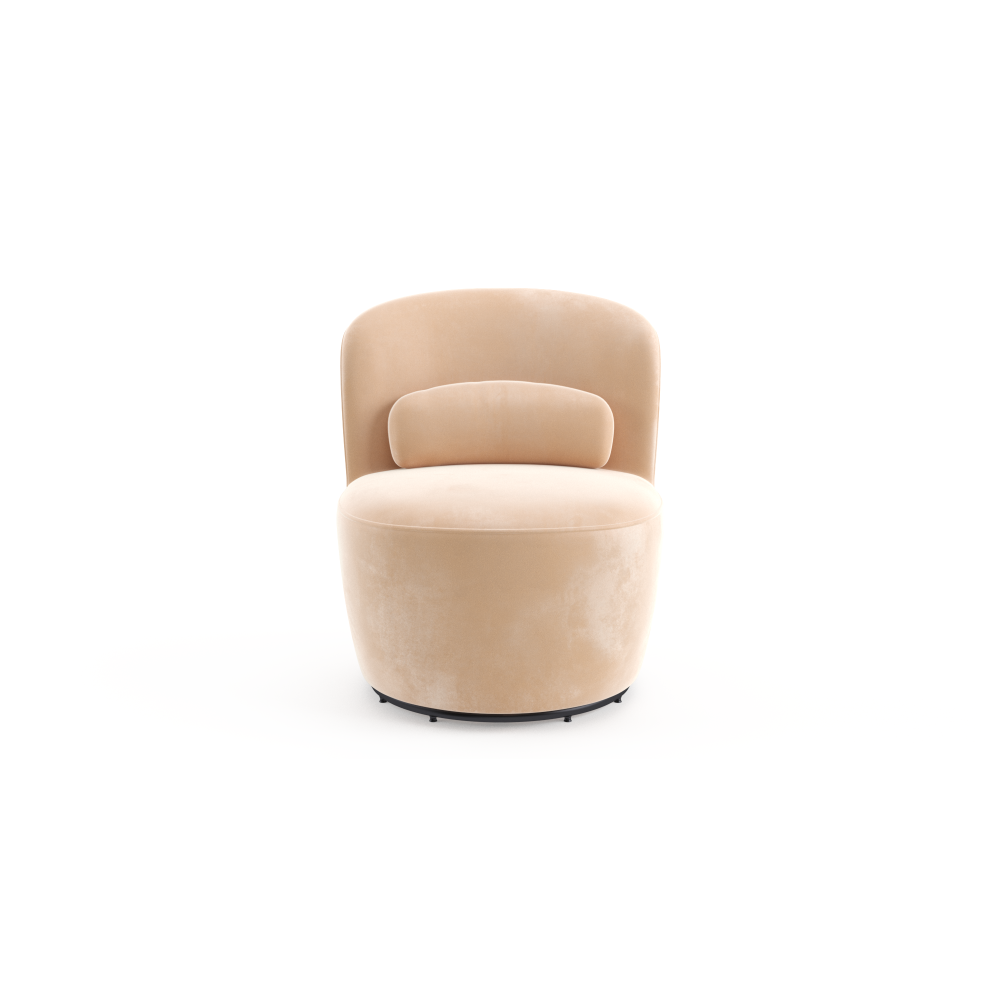 Ada Swivel Accent Chair Almond Spice Lounge Fast shipping On sale